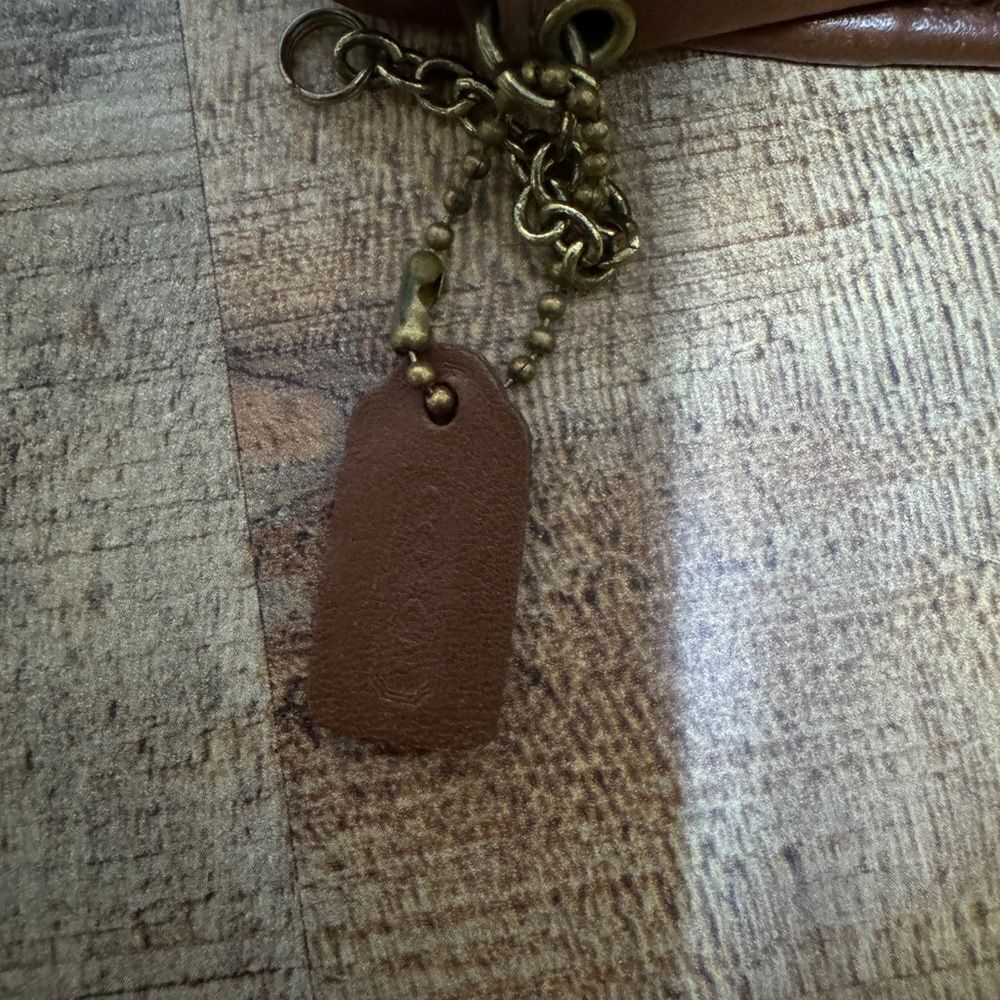 Vintage Coach Multifunction Wallet #7219 British Tan 1990's and card holder - Picture 7 of 13